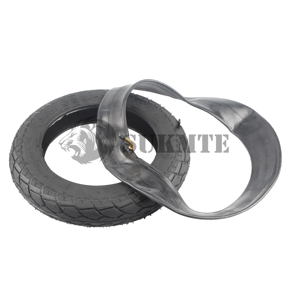 YunSCM 2Pcs 12.5 Kid Bike Tyre 12 1/2x2 1/4 (12.5x2.25) Tires 57-203 And 12/ 12.5" Heavy Duty Inner Tubes AV32mm Valve Compatible With 12 1/2 X 2 1/4 12.5 X 2.25 Child Road - View #8