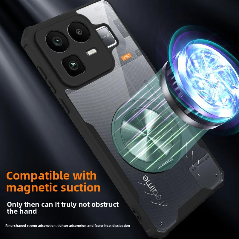 Magnetic Heat Dissipation Hard Silicone Protective Phone Case