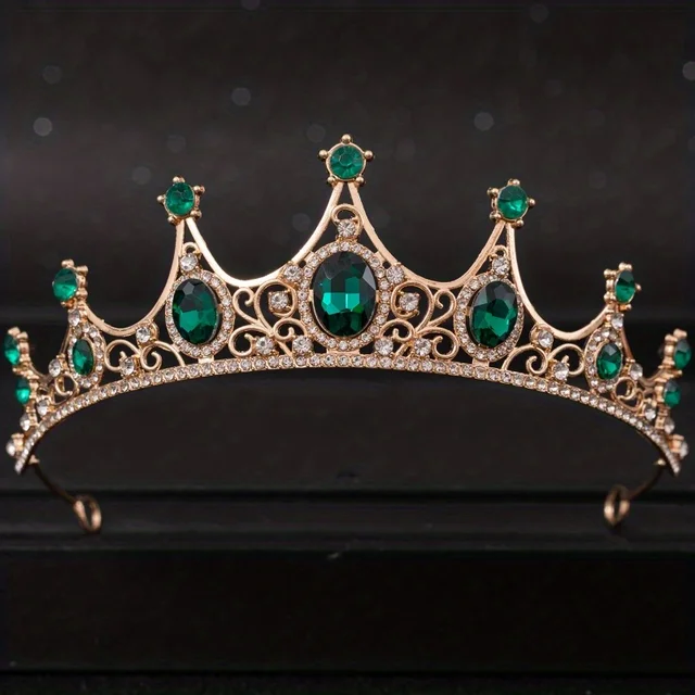 Baroque Crystal Tiaras And Crowns Rhinestone Prom Diadem Crown Tiara For Women Bride Bridal Wedding Hair Accessories Jewelry - Image 6