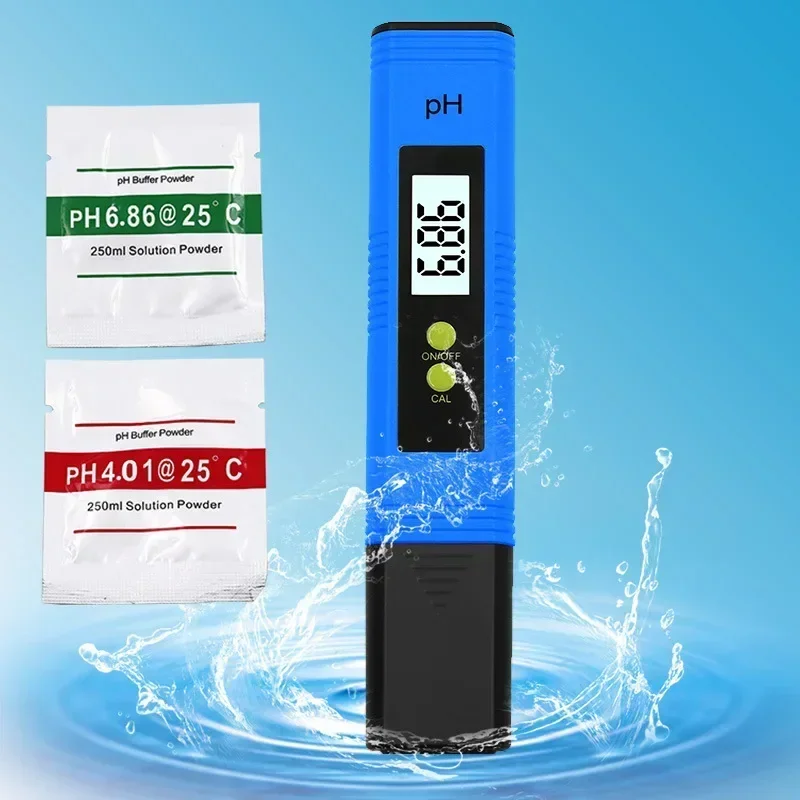 Portable High-Precision PH Meter Water Quality Tester Automatic Calibration Type Screen PH Test Pen for Aquaculture