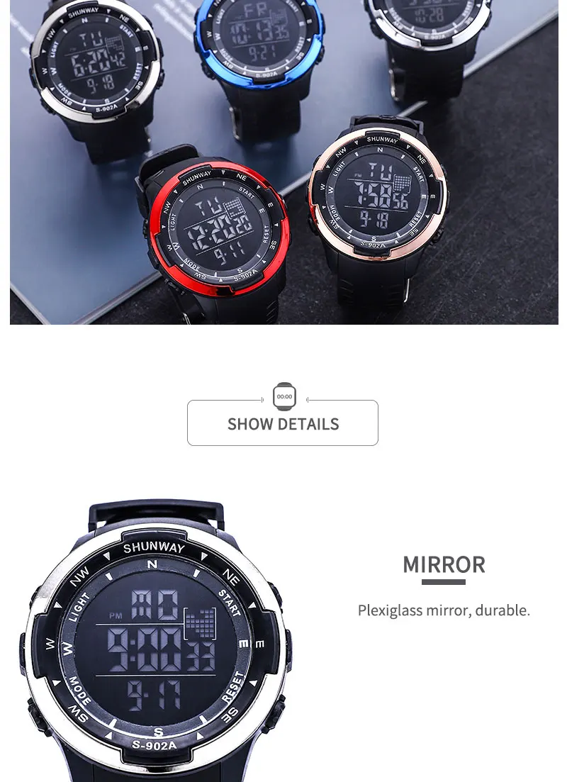 2022 Men's Watch Fashion Sport Watches Mens Watches Stopwatch Alarm clock Chronograph Waterproof Multifunction Wristwatch Men