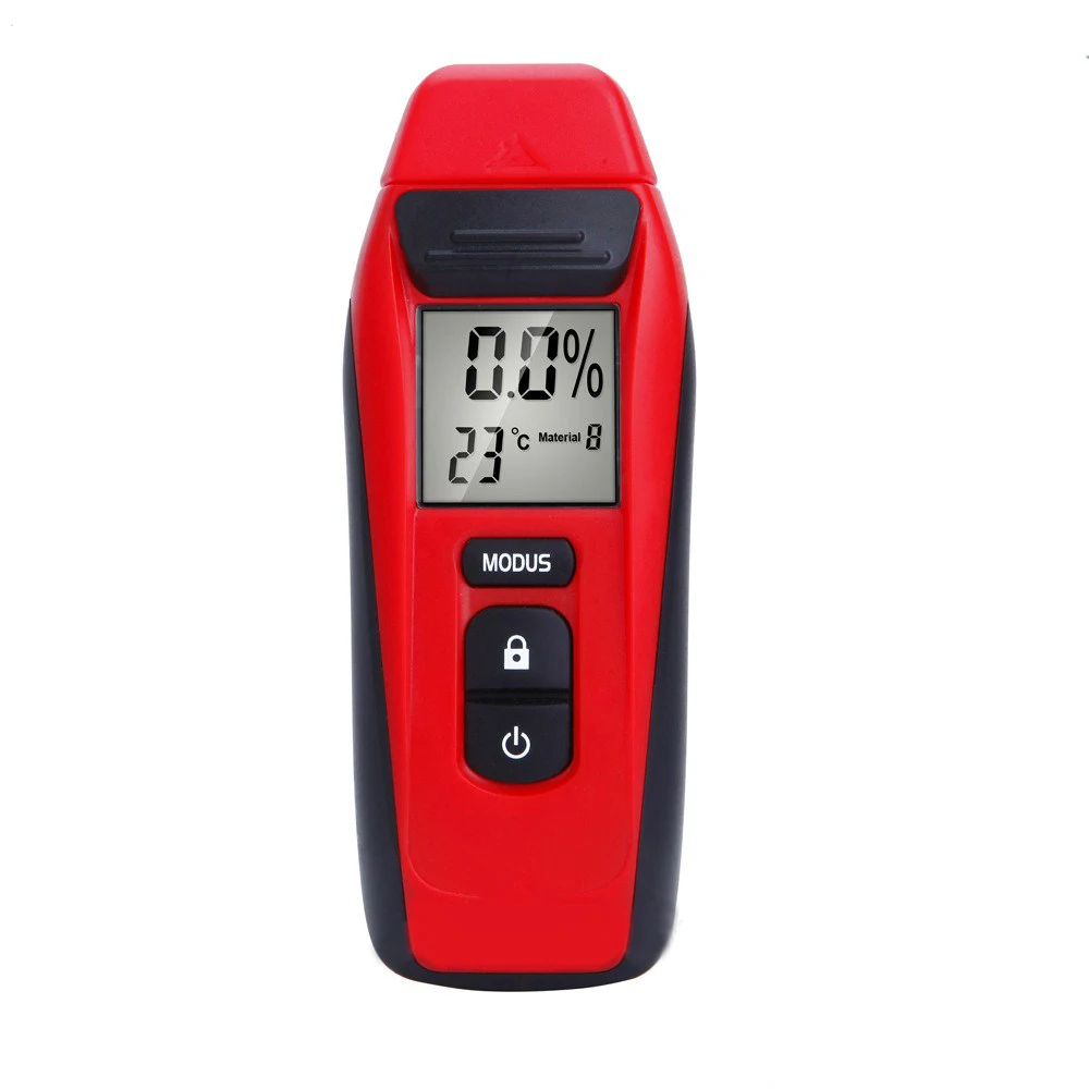 LCD Wood Moisture Meter Building Materials Portable Four Humidity and Temperature Analyzer Tester | Инструменты