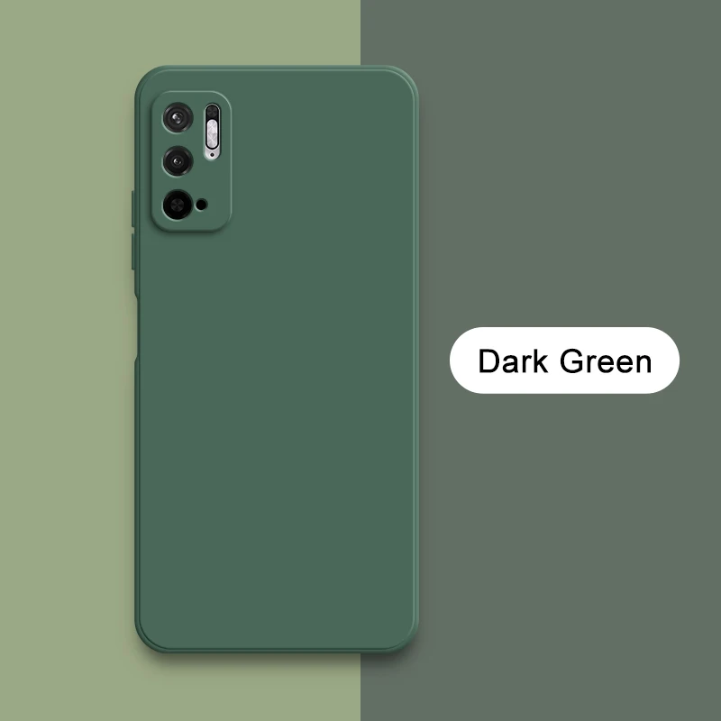 Original Square Liquid Shockproof Soft Silicone Phone Case