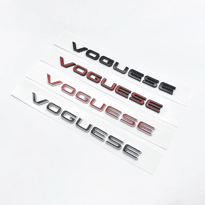 Nuovo 3D Abs Chrome Black Letters Vogue Se Emblem Car Trunk Badge Decalcomania Per Land Rover Range Rover Vogue Se Sticker Accessori