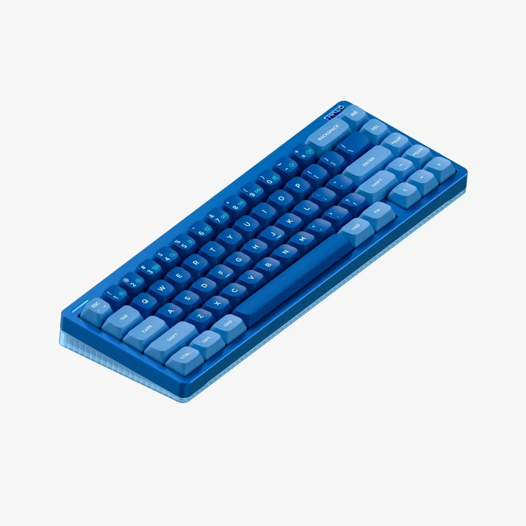 Nuphy Halo65 V2 무선 기계식 키보드(PBT 키캡 포함) 65% 핫스왑 가능 맞춤형 게이밍 키보드 QMK/VIA 가스켓 구조