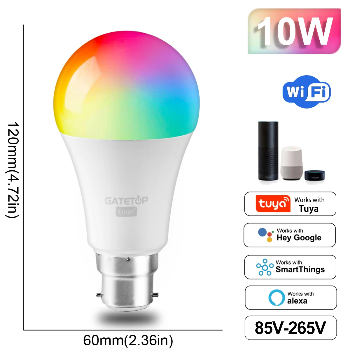 A60 10W B22