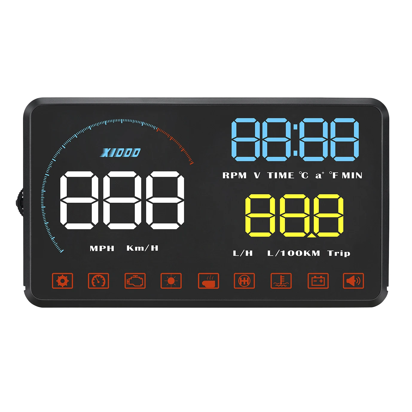 

Автомобильный дисплей на лобовое стекло Obd2 Интерфейс км/ч миль/ч скорость