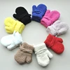 Baby Warm Gloves for 1-3 Years Kids Soft Breathable Mittens Thick Full Finger Gloves Solid Color Gift for Boys and Girls A2UB 1