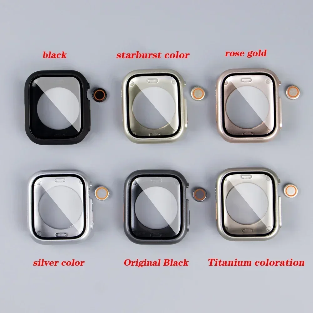 Apple Watch 10 9 8 7 46mm 42mm 45mm 41mm Hard PC Cover Screen Protector Case Series 6 5 4 SE 44/40mm apple watch screen protector case apple watch screen protector watch screen protector case watch cover watch protective case watch case watch protective cover apple watch case tpu protective case watch screen protector