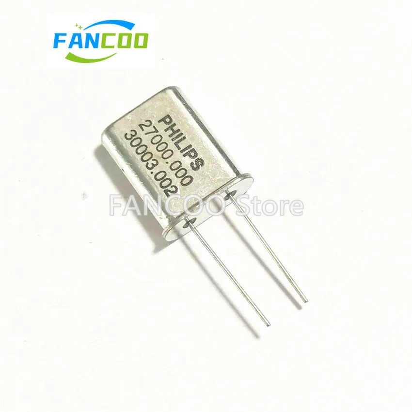 10PCS HC-49U 27M 27.000M 27MHZ 27.000MHZ QUARTZ CRYSTAL RESONATOR 49U 20PF HC49U quartz resonator
