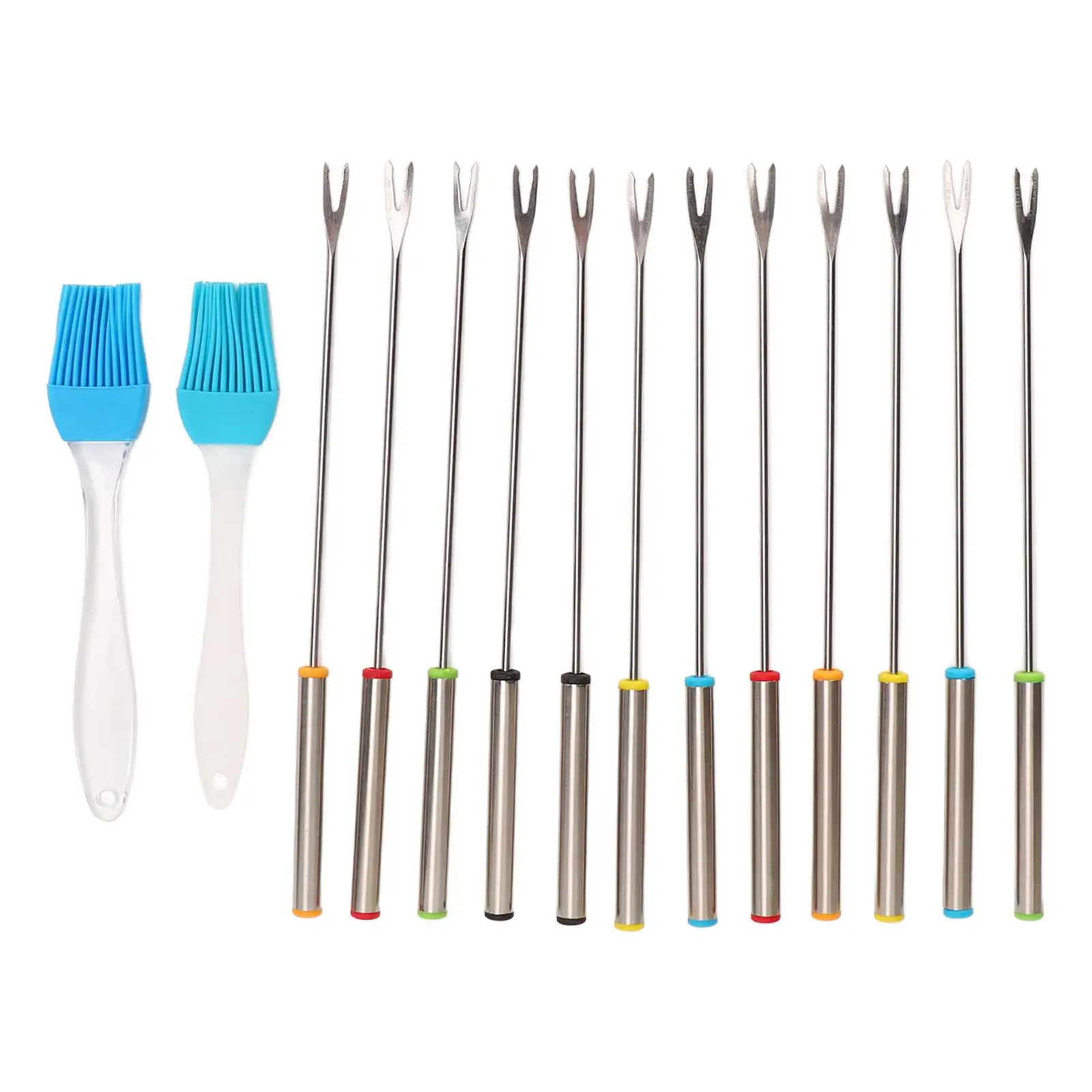 Smores Sticks Fondue Forks with Heat Resistant Handle for picnics