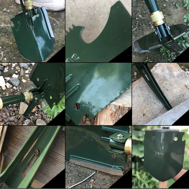 Changlin 308A Folding Shovel Garden Tool Survival Military Tactical Multifunctional Portable Outdoor Engineer Vehicle-mounted 6