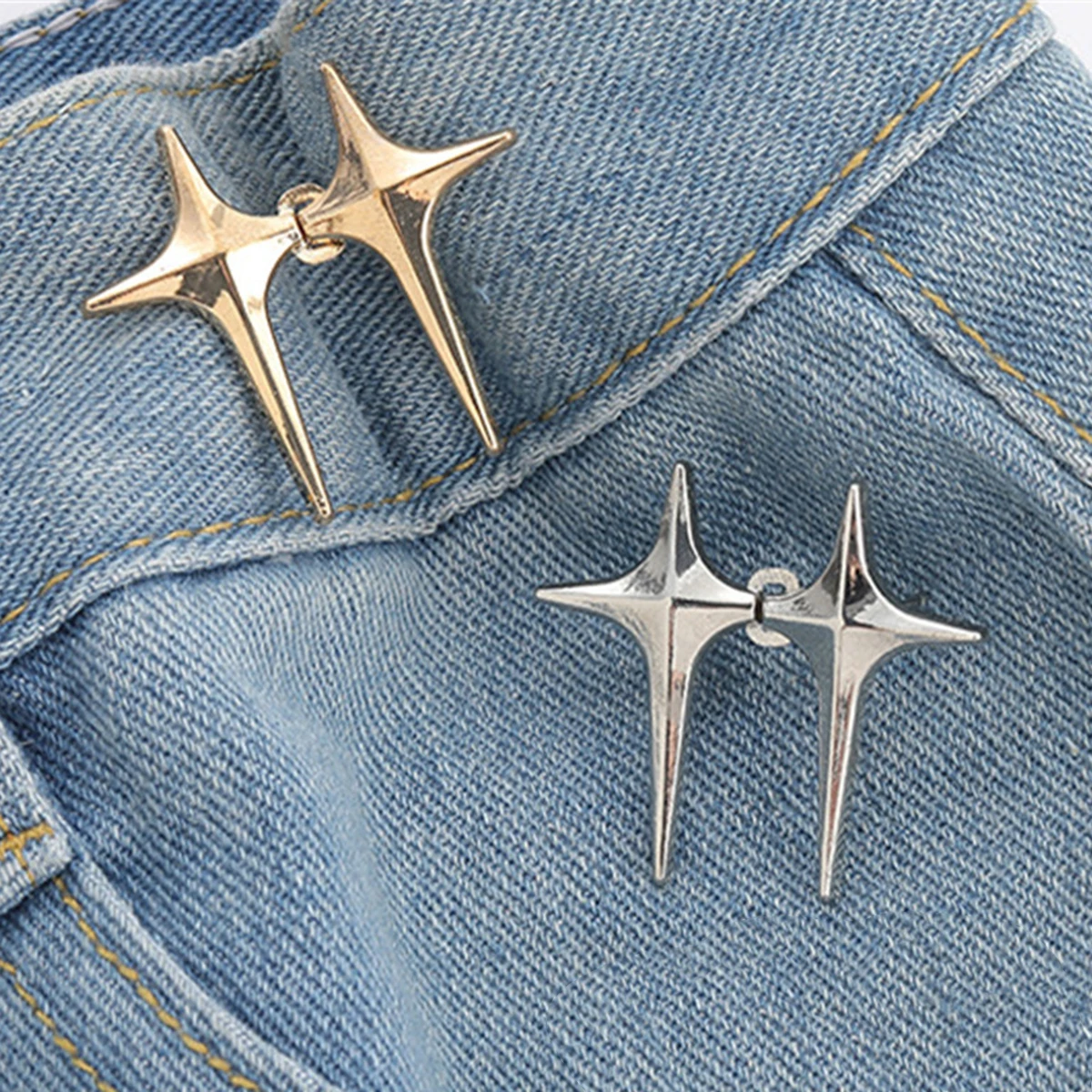 1PCS Adjustable Waist Button For Jeans Pants Detachable Button Perfect Fit Instant Jean Button No Sewing Required 4