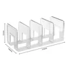 2 Pieces Luxury Bag Storage Rack, Ladies Handbag Display Racks, Wardrobe Divider Transparent Acrylic Purse Bookshelf, Organizer 6