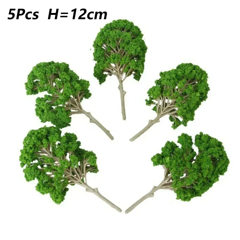 5Pcs Trees Model Trees Micro Landscape DIY HO OO Scale Decor Scale Architectural Model Train Layout Tree Building DIY Toys