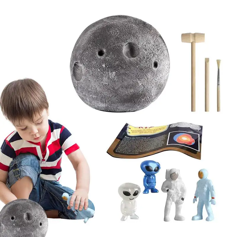 Space Toys Dig Kit Educational Toys Moon Astronaut Outer Space Plastic ...