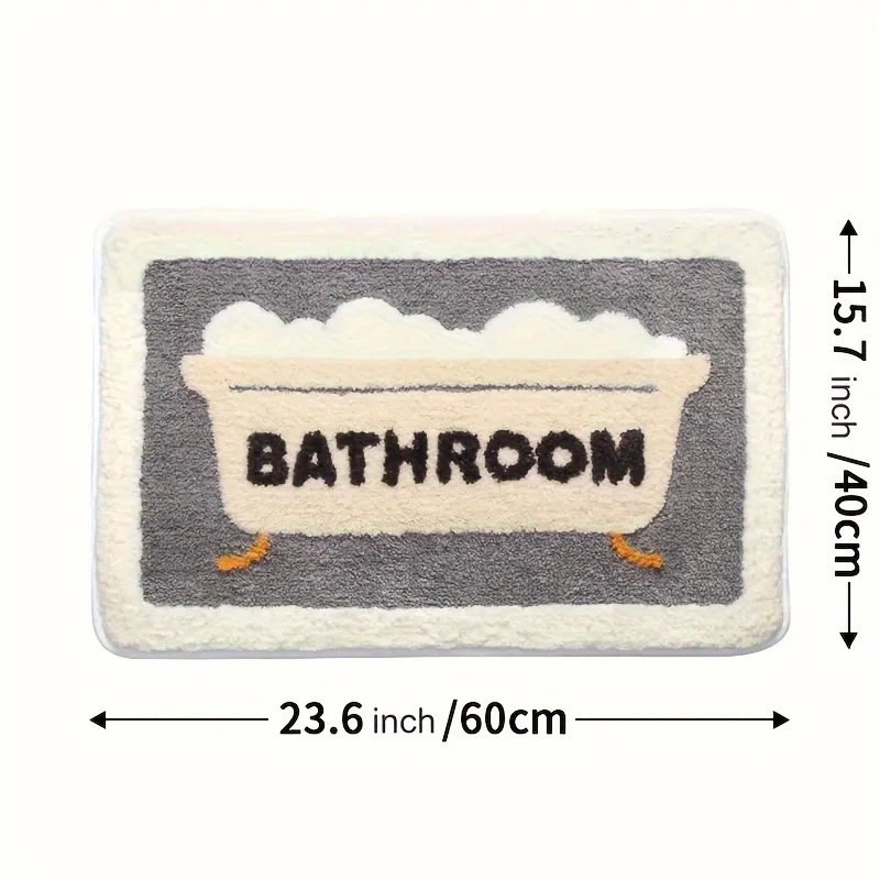 Super Thick Cartoon Bathroom Floor Mat Super Absorbent Fast Drying Anti Slip Chair Floor Mat Entrance Carpet floor mat bathroom mat absorbent bathroom mat bathroom floor mat bath mat anti slip mat