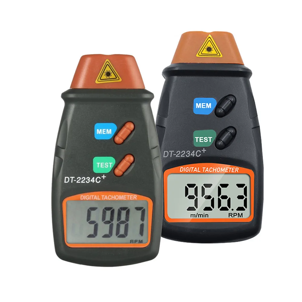 Цифровой бесконтактный Лазерный Фото Тахометр цифровой RPM лазерный тахометр