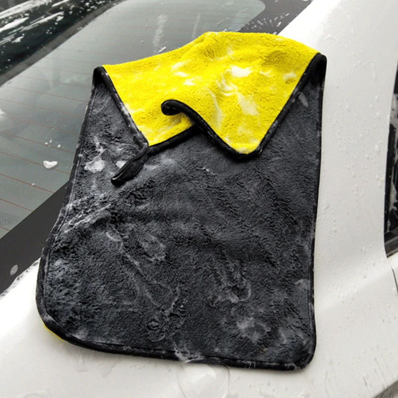 Paño de secado y limpieza de microfibra para coches, toalla extra suave para cuidado y detalles del lavado, no raya la pintura, disponible en 3, 5 o 10 unidades