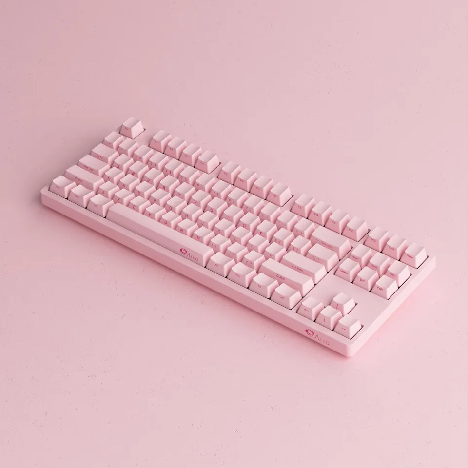 Akko Pink SP 3087 v2 Mechnicial Keyboard USB Type C with OEM Akko Pink SP 3087 v2 Mechnicial Keyboard USB Type C with OEM