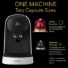 Barista System Coffee and Espresso Machine Combo with Frother, Matte White 3