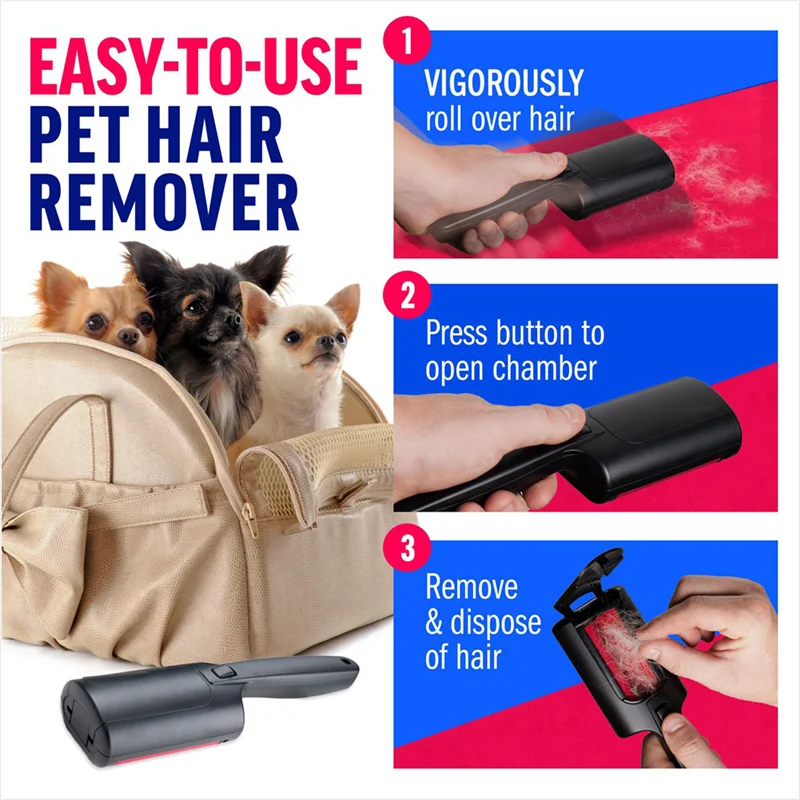 A45G-Mini Lintroller For Pet Hair -Pet Hair Removal Tool For Clothes, Couches And Cars-Dog Remover And Lint Remover
