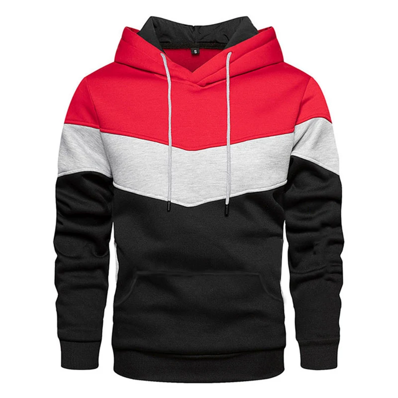 남성용 스플라이싱 후드 맨투맨, 루즈 후드티, 맨투맨 후드 코트, 가을 스웻셔츠, 신상