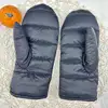 Winter Ski Mittens Women's Puff Down Mittens Womens Puff Down Waterproof Gloves Snowboarding Women's Cold Weather Mittens Winter 1