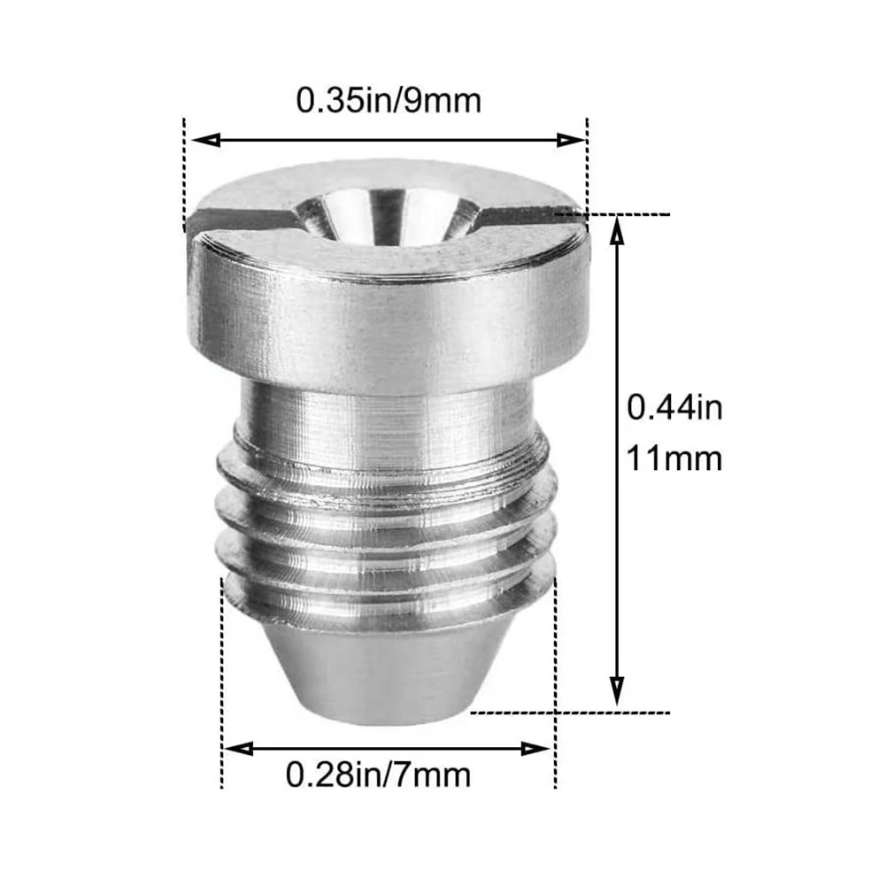 Universal Foam Lance Gun Nozzle 1.0mm/1.1mm/1.15mm Thread Snow Foam Cannon Orifice Nozzle High Pressure Foam Spray Gun Nozzle 6