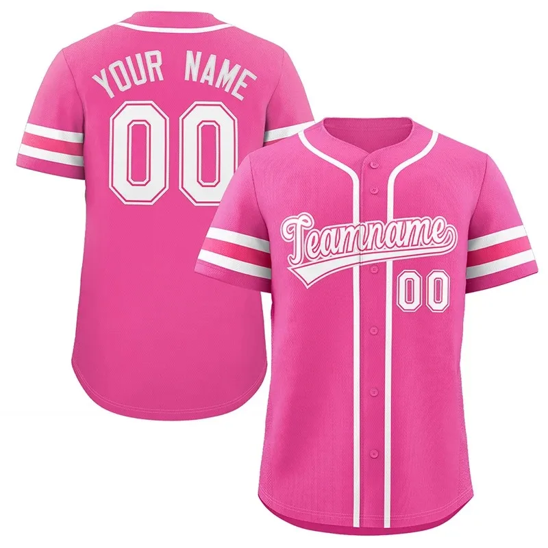 Personalization Customize Baseball Jersey Team Shirt Print Personal Name Number Hip Hop Sportswear Baseball Men/Women/Kids Shirt