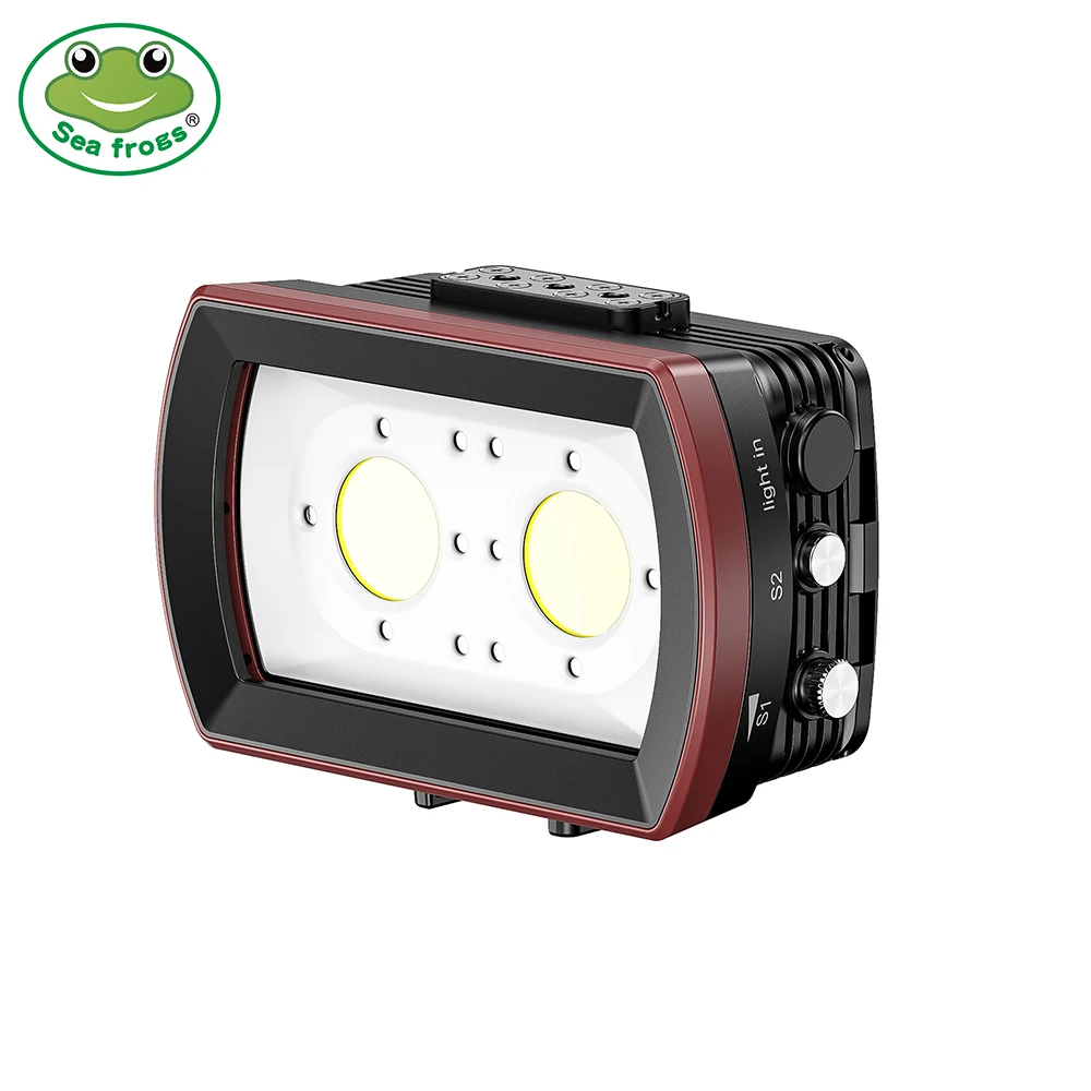 

Seafrogs 3500LM Waterproof LED Camera Phone Fill Light Flash IPX8 40M Underwater Diving Photography Lighting Accessory 2023