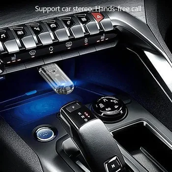 Car Bluetooth 5.3 USB Receiver – Hands-Free Call & Music Power Kit, Portable, Lightweight, Noiseless for Auto & PC 1