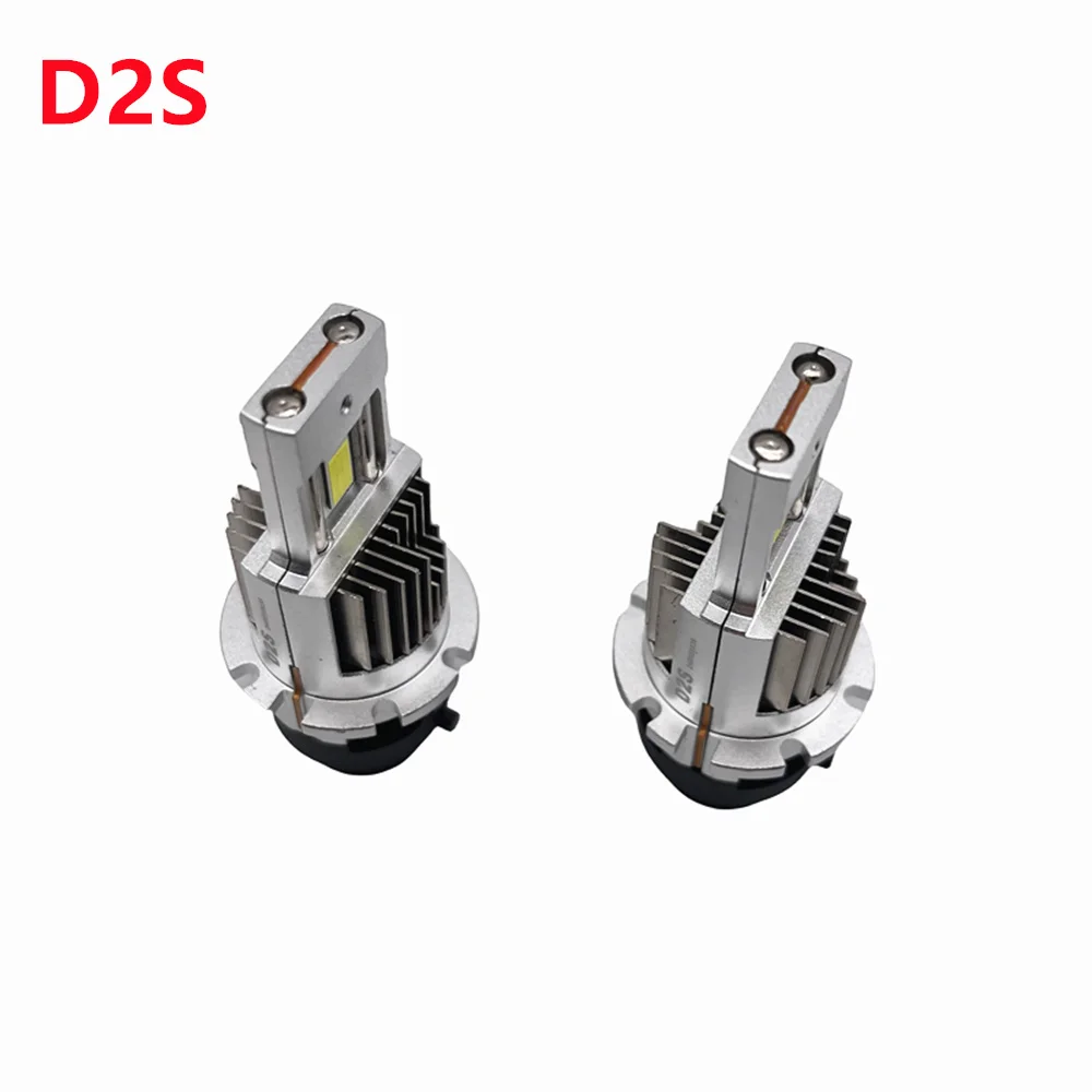 LED Car Light Canbus Headlight Bulb Kit 2PCS 6000K D1S D3S D4S D2S D1 D3 D4 D2 To Replace HID Conversion Lamps For bmw benz