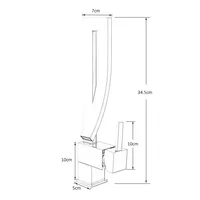 ก๊อกน้ำอ่างล้างหน้า ก๊อกน้ำทองเหลือง ก๊อกผสมน้ำในห้องน้ำ สีดำ/สีทอง ก๊อกน้ำอ่างล้างหน้าแบบก้านโยกเดี่ยว ก๊อกน้ำร้อนและน้ำเย็นสำหรับห้องน้ำ 5