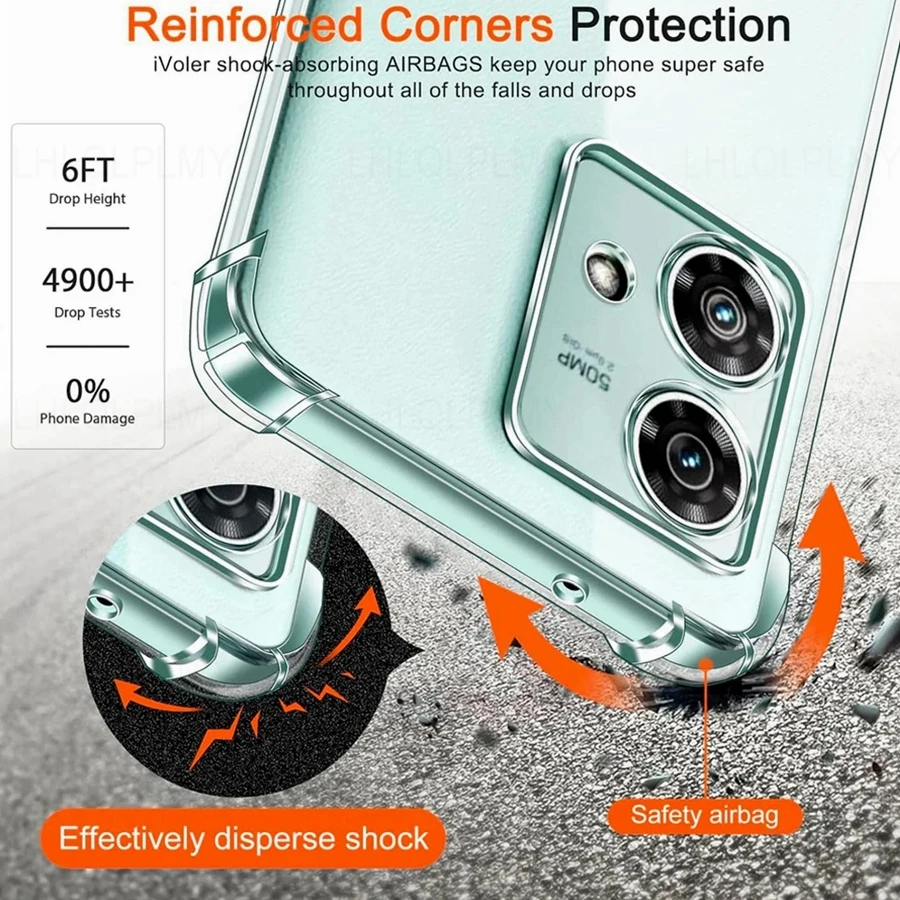 Thick Shockproof Silicone Phone Case - Durable Protective Cover