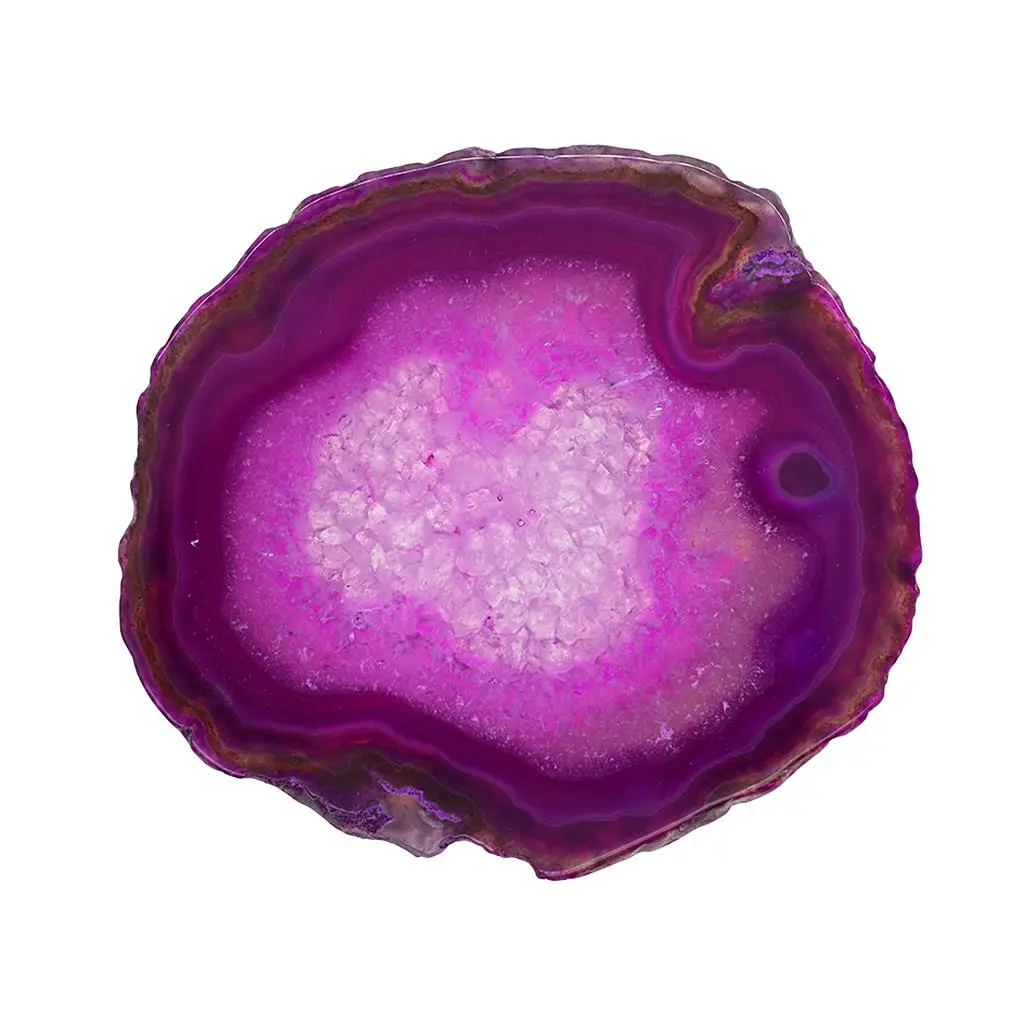 Natural Polished Agate Slices Stones Coasters Cup Mat Irregular Home Decoration Crystals Collection Ornament 60-80mm agate coasters