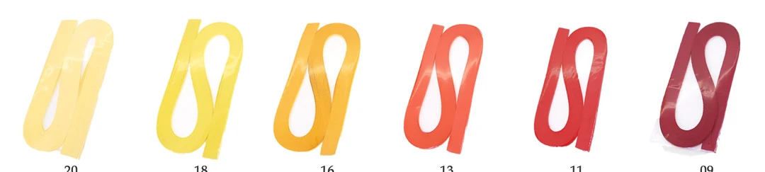 Description Picture 3 of item5mm Width Solid Color Origami Quilling Paper 100 Strips Each Pack Length 54cm Craft Paper DIY Paper Arts Decor Supplies