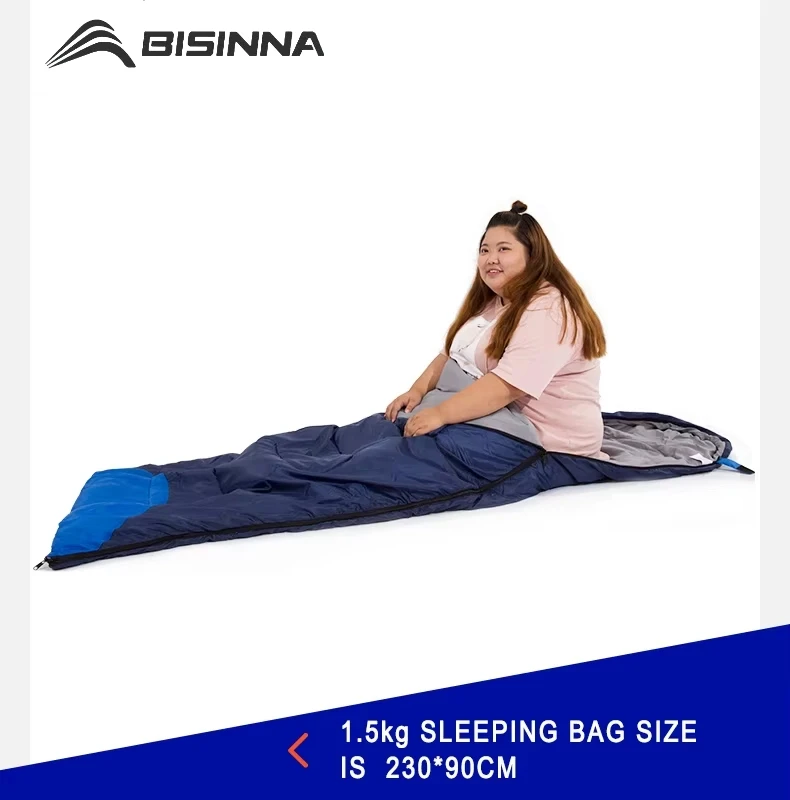 BISINNA Camping Sleeping Bag Ultralight Waterproof 4Season Warm Envelope Backpacking Sleeping Bags for Outdoor Traveling Hiking sleeping bag survival sleeping bag