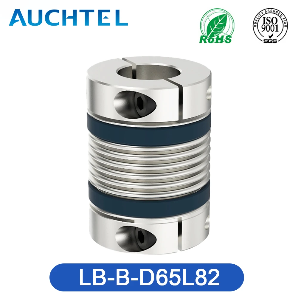 

Shaft Coupling CHBG LB B D65L82 Bellows Flexible Motor Coupler CNC Aluminium High Elasticity Universal Joint 3D Printer Cardan