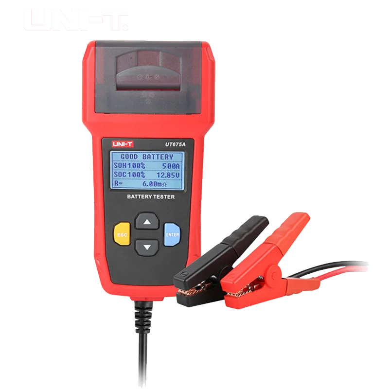 UT675A Car Battery Tester Charger Analyzer 12V 24V Voltage Battery Test Car Tester Charging Scanner