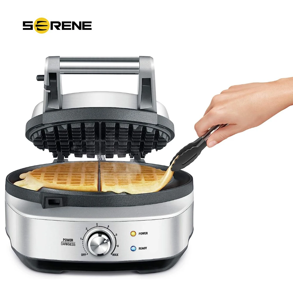Breville BWM520XL NoMess Waffle Maker, Brushed Stainless, 42 OFF