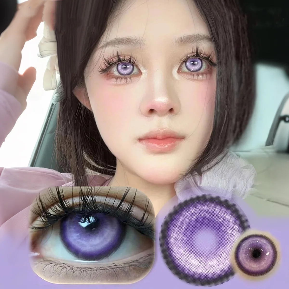 Nebula Blue Cosplay Colored Contact Lenses - Anime & Halloween Edition
