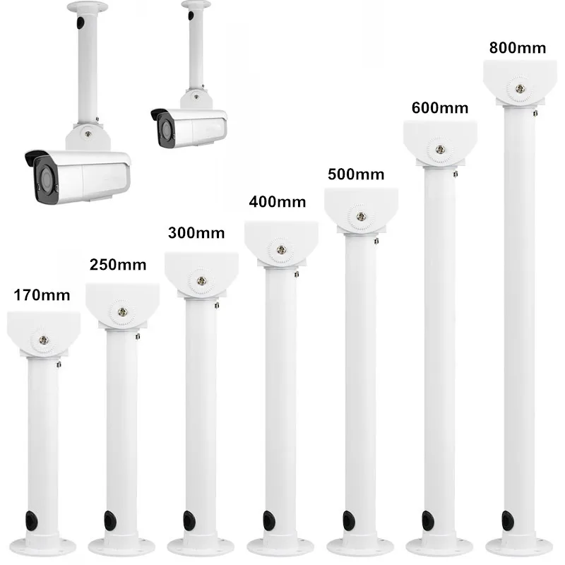 I-Type Tube Thickened Lengthening Surveillance CCTV Camera Bracket Hoisting Wall Hanging Inverted Installation Holder Stand