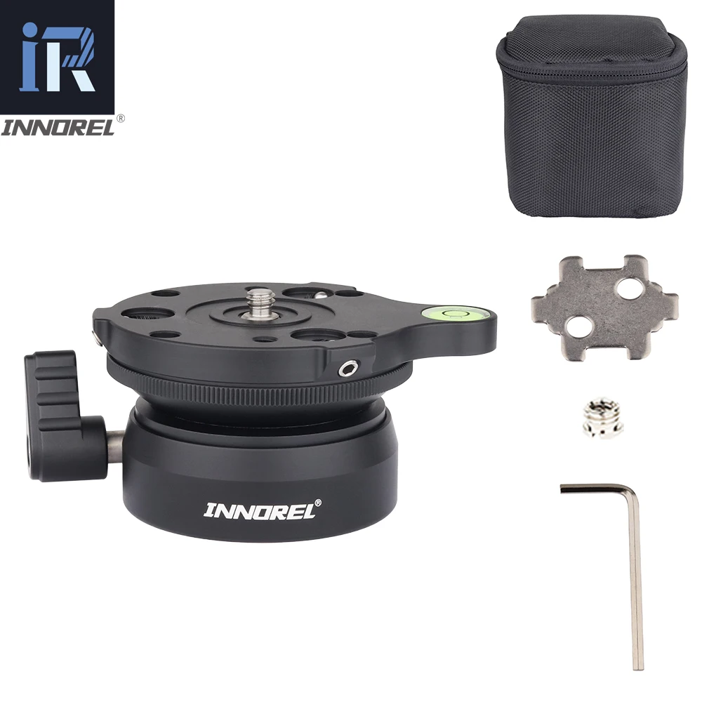 Innorel Lb60 Tripé Cabeça Nivelamento Base de Nível Horizontal Plataforma Ajuste para Profissional Fotografia Câmera Gravador Vídeo - Image 6