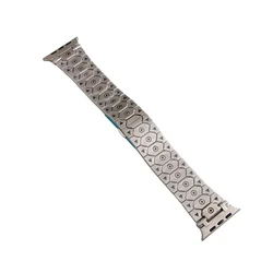 Elegant Titanium Finish Stainless Steel Strap - iwatch S10 46mm (SB)