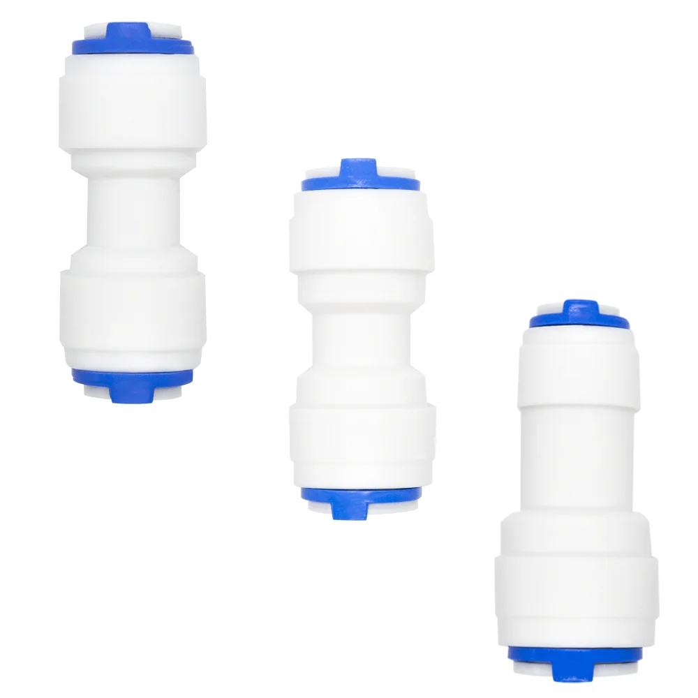 Ro Water Quick Connector Straight OD Push RO Aquarium Accessories Tube Pipe Fitting 3/8