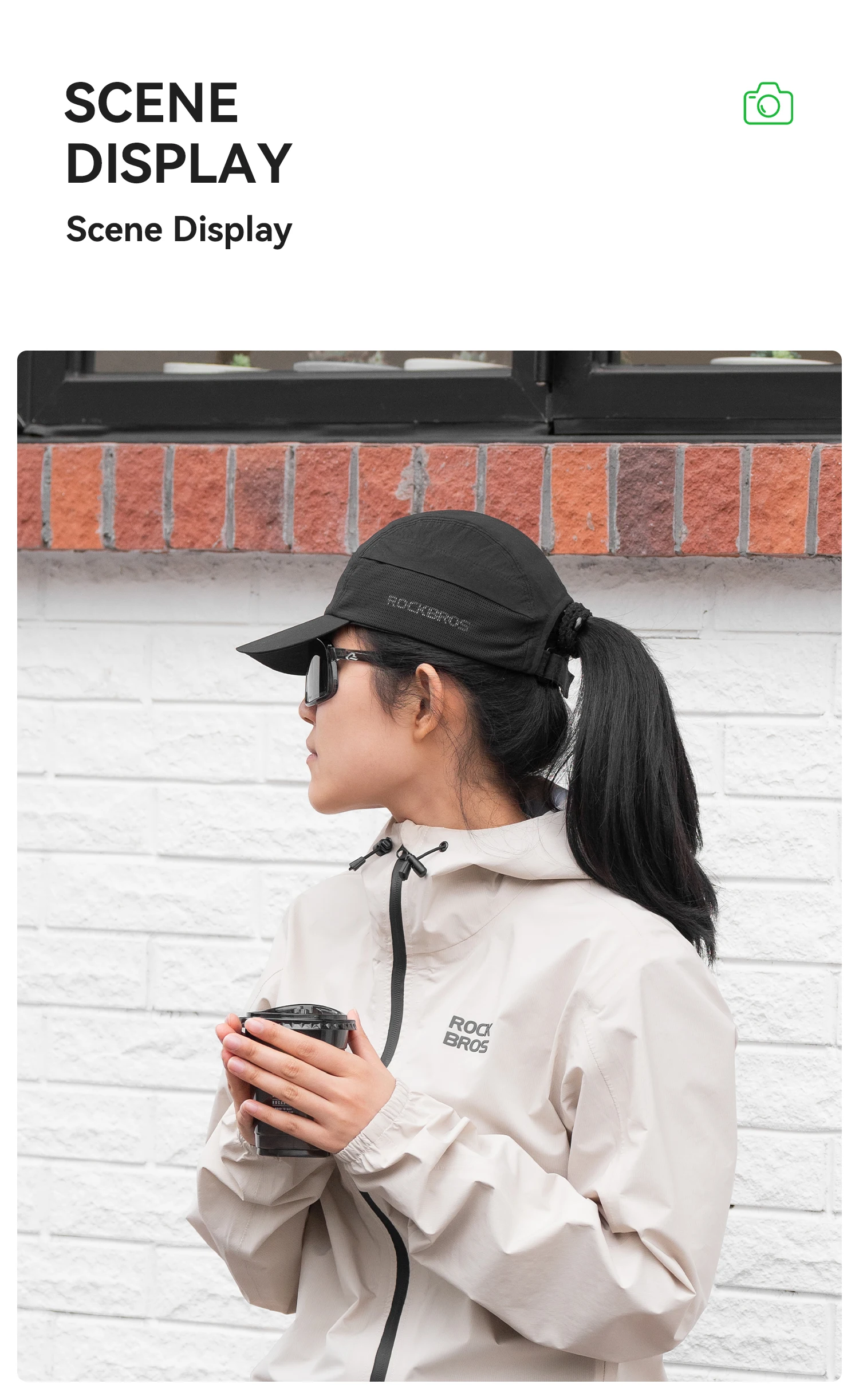 ROCKBROS Radfahren Caps Männer Frauen Sommer Atmungsaktive Outdoor Sport Hut Schnell Trocknend Casual Angeln Baseball Fahrrad Kappe – Detail 10