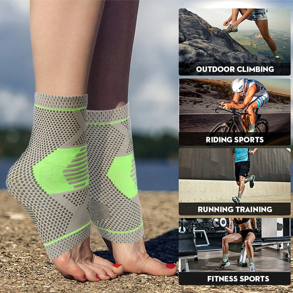 Ankle Brace Compression Sleeve, Relieve Achilles Tendonitis, Joint Pain, Plantar Fasciitis Foot Sock for Swelling,Heel Spur Pain
