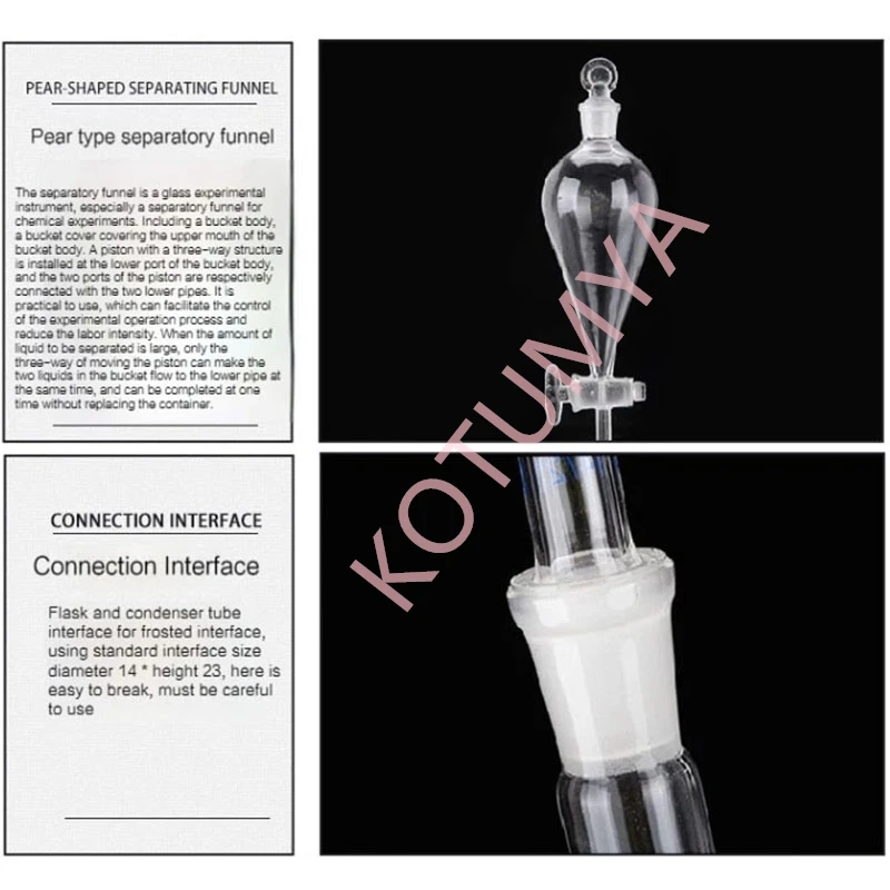 Full Glass Flat Bottomed Electric Heating Distillation Set 500ML Essential Oil Distillation Extraction Device