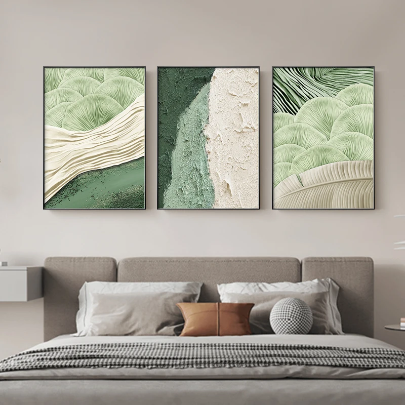 

Abstract Green Canvas Art Paintings for Living Room Bedroom Posters and Prints Modern Still Life Home Decoration Wall Art Poster